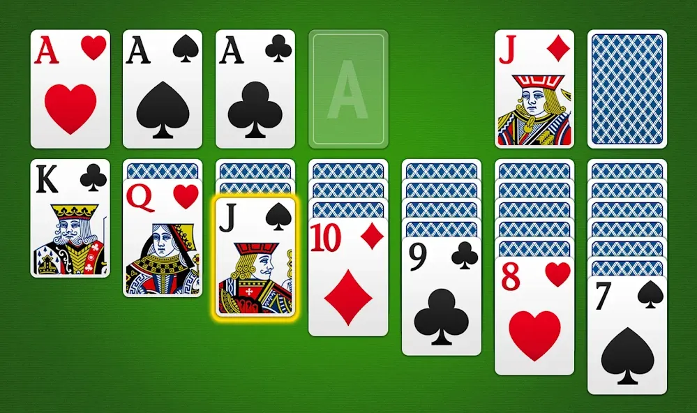 Solitaire - Classic Card Games — Без рекламы и безлимитные подсказки — скриншот 1