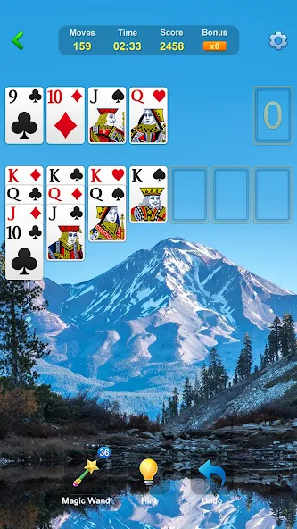 Solitaire - Classic Card Games — Без рекламы и безлимитные подсказки — скриншот 5