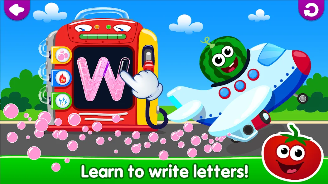 Взломанная ABC kids! Alphabet learning! на Андроид — Все буквы и задания открыты — скриншот 3
