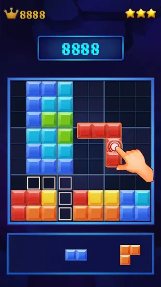 Скачать Brick 99 Sudoku Block Puzzle на телефон — Безлимитные подсказки и ходы — скриншот 3
