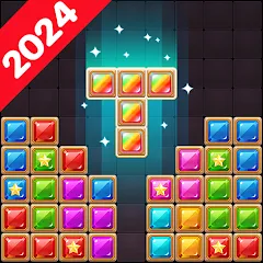 Скачать взлом Block Puzzle: Diamond Star на Андроид — Безлимитные алмазы и все блоки открыты