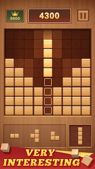 Скачать Wood Block 99 - Sudoku Puzzle — Безлимитные ходы и подсказки — скриншот 1