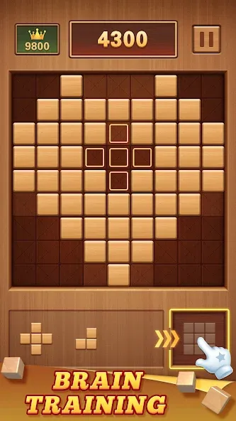 Скачать Wood Block 99 - Sudoku Puzzle — Безлимитные ходы и подсказки — скриншот 2