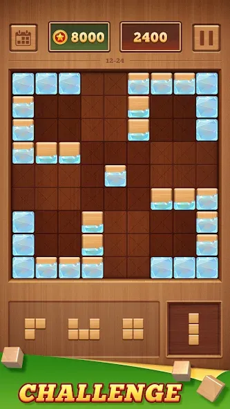 Скачать Wood Block 99 - Sudoku Puzzle — Безлимитные ходы и подсказки — скриншот 4