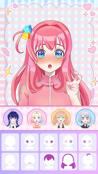 Скачать Anime Avatar Maker ASMR — Последняя версия (Безлимитные монеты и все предметы) — скриншот 2