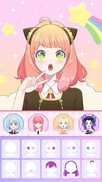 Скачать Anime Avatar Maker ASMR — Последняя версия (Безлимитные монеты и все предметы) — скриншот 4