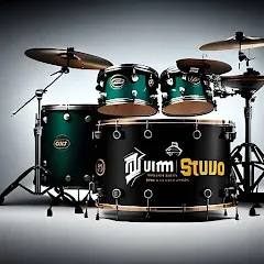 Скачать Drum Studio: Bateria Virtual на Андроид — Реалистичная виртуальная барабанная установка