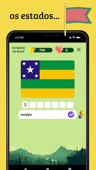 Quiz Brasil на Андроид — Мод Безлимитные подсказки и правильные ответы — скриншот 3 Quiz Brasil на Андроид — Мод Безлимитные подсказки и правильные ответы — скриншот 3