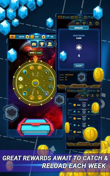 Скачать Skyforce Invaders MOD APK — Безлимитные деньги и мощное оружие — скриншот 5