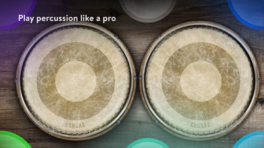 Congas & Bongos: percussion — Взломанная версия (Без рекламы и открыты все инструменты) — скриншот 1