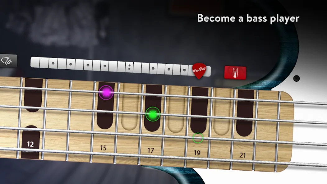 Real Bass: bass guitar (Мод Безлимитные ноты и все струны открыты) — скриншот 4