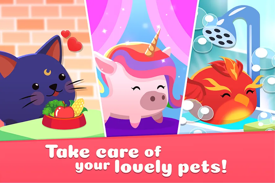 Скачать Animal Rescue: Pet Shop Story MOD APK — Безлимитные монеты и ресурсы — скриншот 2