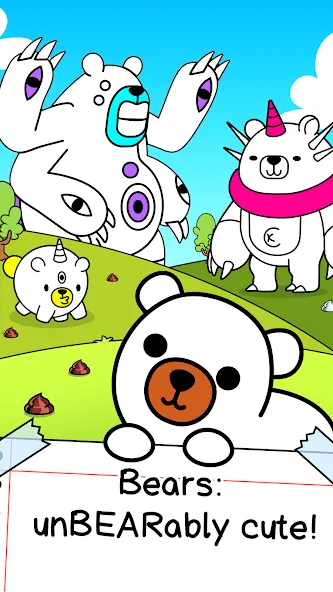 Скачать Bear Evolution: Idle Clicker — Безлимитные монеты и ускоренная эволюция — скриншот 1