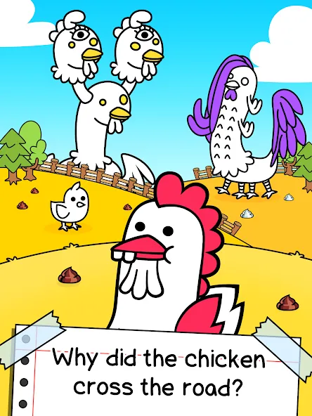 Chicken Evolution: Idle Game — Взломанная версия (Много денег и быстрый прогресс) — скриншот 5