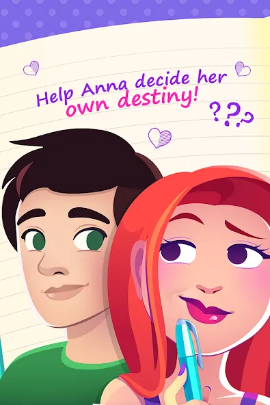Dear Diary: Interactive Story — Взломанная версия (Безлимитные ресурсы и все истории открыты) — скриншот 1