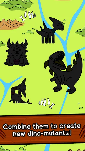 Dino Evolution: Dinosaur Game (Мод Безлимитные монеты и улучшения) — скриншот 3
