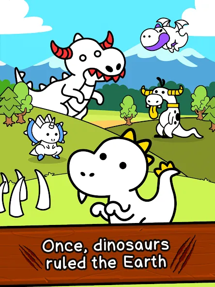 Dino Evolution: Dinosaur Game (Мод Безлимитные монеты и улучшения) — скриншот 5