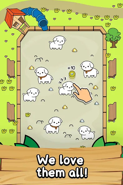 Dog Evolution: Idle Merge Game на Андроид — Безлимитные деньги и алмазы — скриншот 2 Dog Evolution: Idle Merge Game на Андроид — Безлимитные деньги и алмазы — скриншот 2
