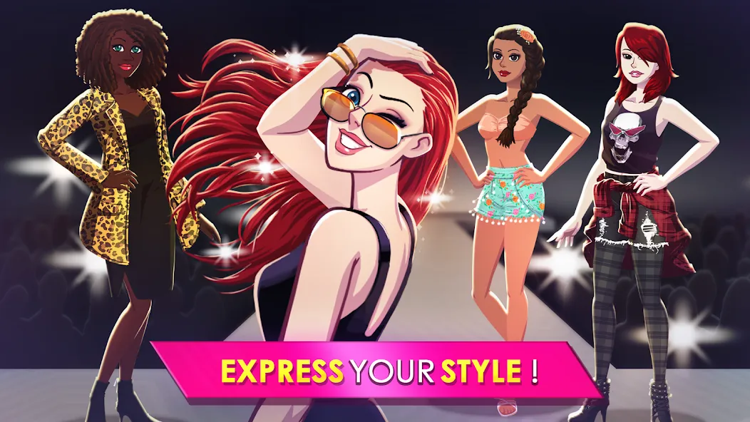Скачать Fashion Fever: Dress Up Game — Последняя версия (Безлимитные деньги и наряды) — скриншот 1
