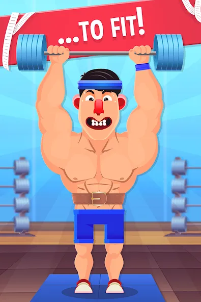 Скачать Fat No More: Sports Gym Game! MOD APK — Безлимитные деньги и премиум-доступ — скриншот 2