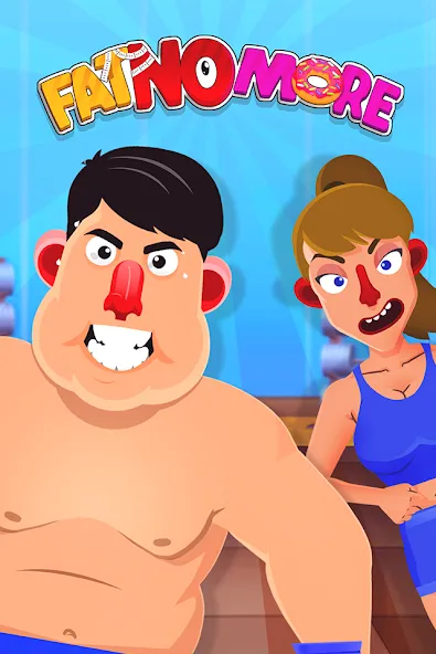 Скачать Fat No More: Sports Gym Game! MOD APK — Безлимитные деньги и премиум-доступ — скриншот 5