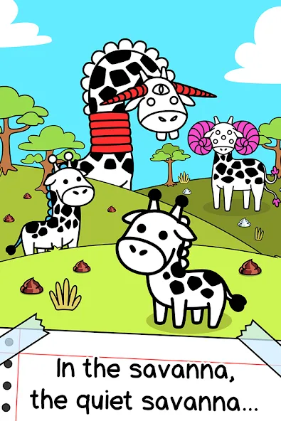 Скачать Giraffe Evolution: Idle Game (Мод: Безлимитные деньги и алмазы) на Андроид — скриншот 1 Скачать Giraffe Evolution: Idle Game (Мод: Безлимитные деньги и алмазы) на Андроид — скриншот 1