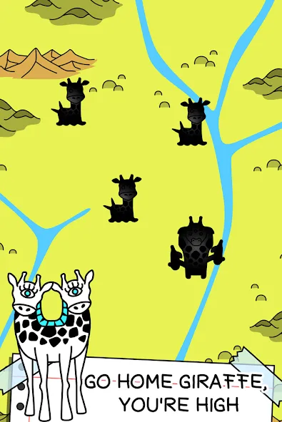 Скачать Giraffe Evolution: Idle Game (Мод: Безлимитные деньги и алмазы) на Андроид — скриншот 3 Скачать Giraffe Evolution: Idle Game (Мод: Безлимитные деньги и алмазы) на Андроид — скриншот 3