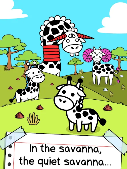 Скачать Giraffe Evolution: Idle Game (Мод: Безлимитные деньги и алмазы) на Андроид — скриншот 5 Скачать Giraffe Evolution: Idle Game (Мод: Безлимитные деньги и алмазы) на Андроид — скриншот 5