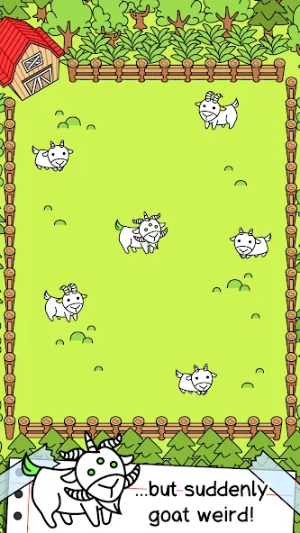 Скачать Goat Evolution: Animal Merge на телефон — Безлимитные монеты и ускоренная эволюция — скриншот 2 Скачать Goat Evolution: Animal Merge на телефон — Безлимитные монеты и ускоренная эволюция — скриншот 2