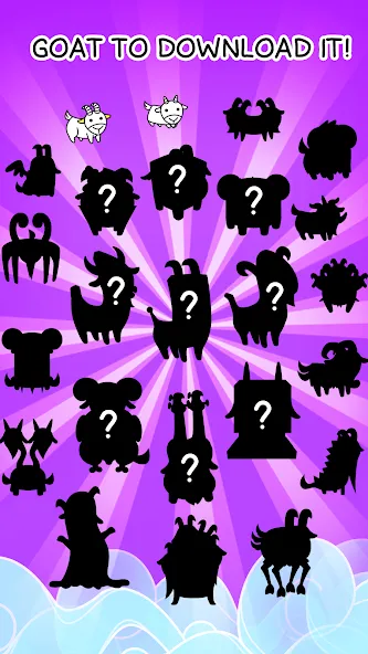 Скачать Goat Evolution: Animal Merge на телефон — Безлимитные монеты и ускоренная эволюция — скриншот 4 Скачать Goat Evolution: Animal Merge на телефон — Безлимитные монеты и ускоренная эволюция — скриншот 4