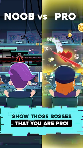 Скачать Hacking Hero: Hacker Clicker с модом — Безлимитные деньги и энергия — скриншот 5