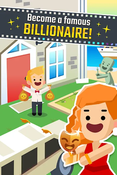 Взломанная Hollywood Billionaire: Be Rich на Андроид — Безлимитные деньги и премиум функции — скриншот 2 Взломанная Hollywood Billionaire: Be Rich на Андроид — Безлимитные деньги и премиум функции — скриншот 2