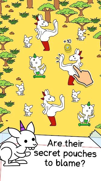 Скачать Kangaroo Evolution: Simulator — Безлимитные деньги и алмазы — скриншот 2