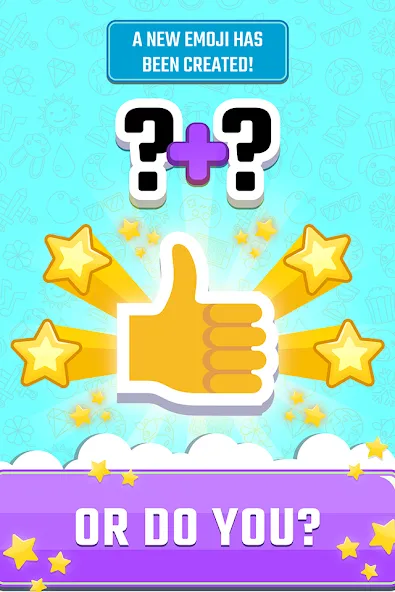 Взлом Match The Emoji: Combine All — Безлимитные подсказки и открыты все уровни — скриншот 2