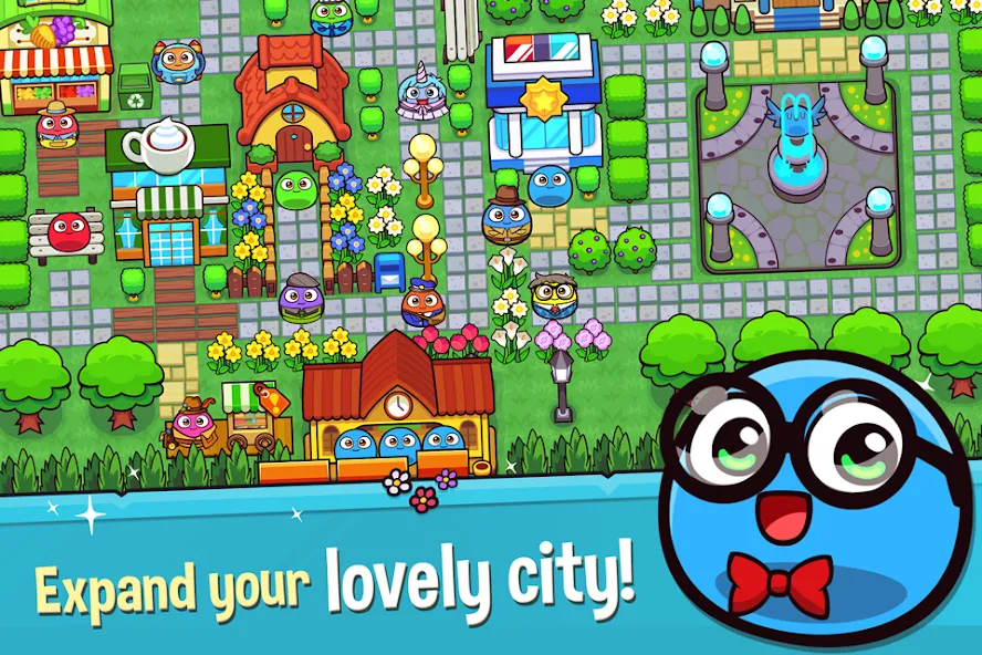 Скачать взлом My Boo Town: City Builder Game на Андроид — Безлимитные деньги и ресурсы — скриншот 3