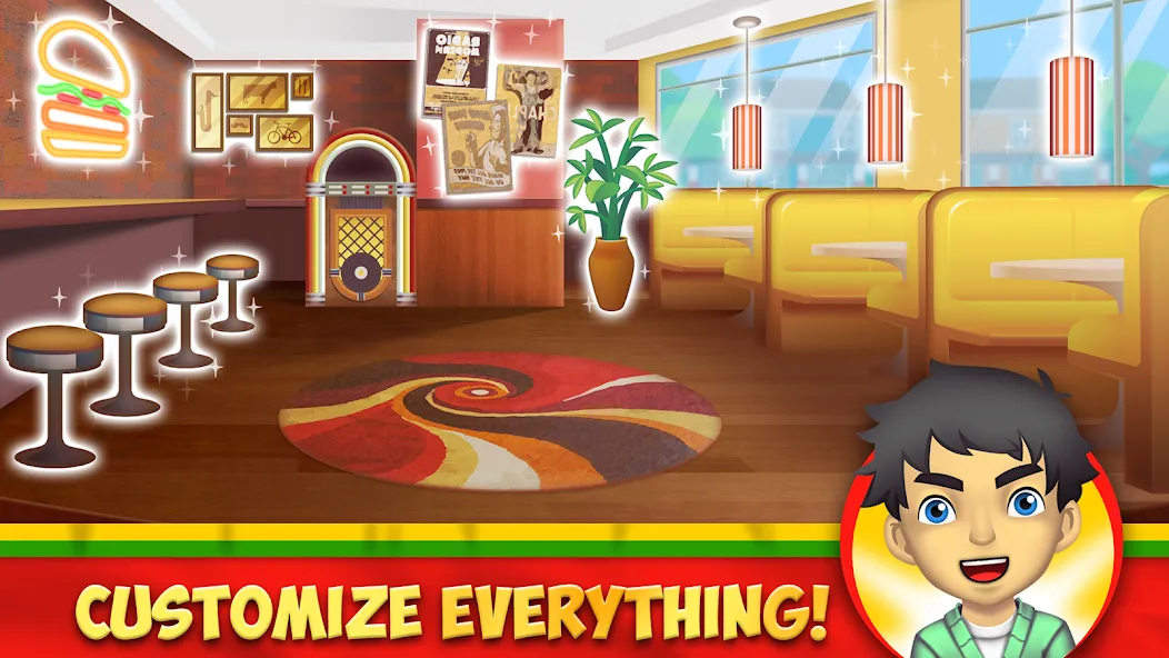 My Burger Shop 2: Food Game MOD APK — Безлимитные деньги и продукты бесплатно — скриншот 2 My Burger Shop 2: Food Game MOD APK — Безлимитные деньги и продукты бесплатно — скриншот 2