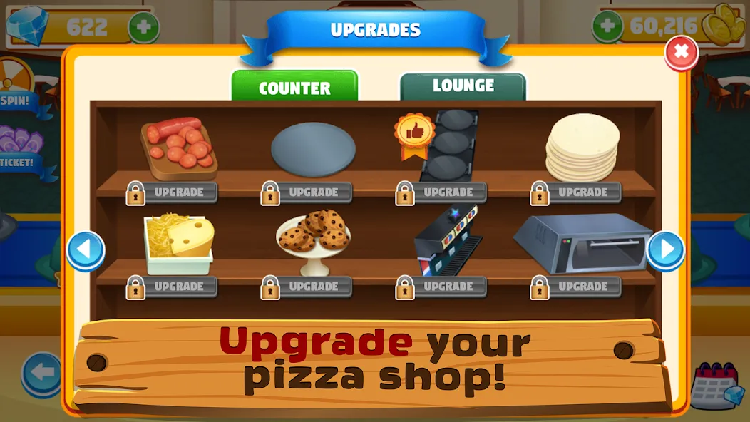 Скачать My Pizza Shop 2: Food Games с модом — Безлимитные деньги и ресурсы — скриншот 3