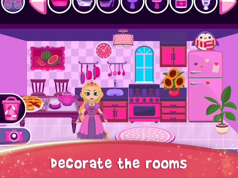 Скачать My Princess Castle: Doll Game MOD APK — Много монет и алмазов — скриншот 5