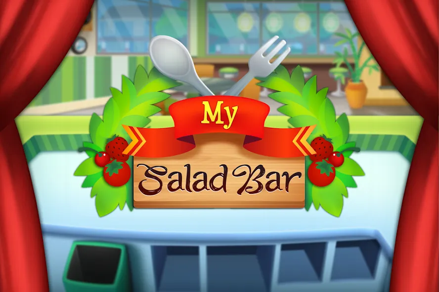 My Salad Bar: Veggie Food Game MOD APK на Android — Безлимитные монеты и все рецепты — скриншот 5