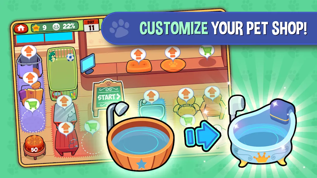 Скачать My Virtual Pet Shop: Animals на телефон — Безлимитные монеты и все животные — скриншот 3 Скачать My Virtual Pet Shop: Animals на телефон — Безлимитные монеты и все животные — скриншот 3