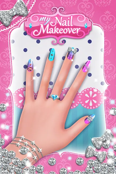 My Nail Makeover: Nail Salon (Мод Безлимитные монеты и все скины открыты) — скриншот 1 My Nail Makeover: Nail Salon (Мод Безлимитные монеты и все скины открыты) — скриншот 1
