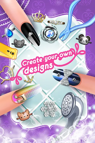 My Nail Makeover: Nail Salon (Мод Безлимитные монеты и все скины открыты) — скриншот 3 My Nail Makeover: Nail Salon (Мод Безлимитные монеты и все скины открыты) — скриншот 3