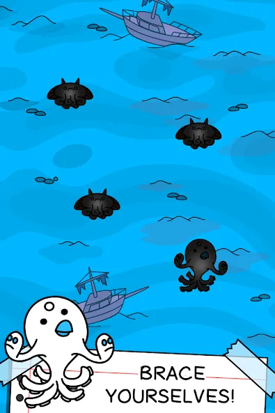 Скачать Octopus Evolution: Idle Game (Мод: Безлимитные деньги и алмазы) на Андроид — скриншот 3