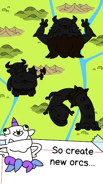 Orc Evolution: Create Monsters — Мод: Много денег и ресурсов — скриншот 3 Orc Evolution: Create Monsters — Мод: Много денег и ресурсов — скриншот 3