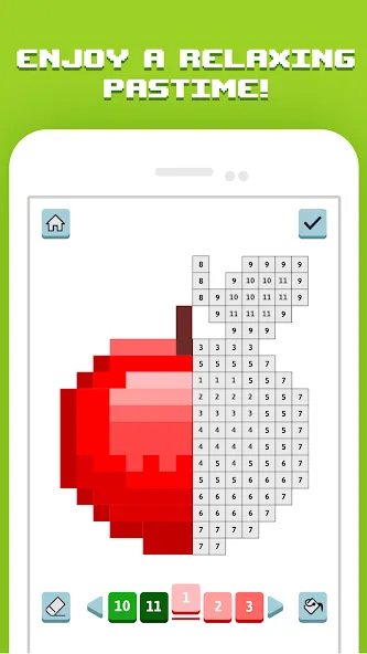 Скачать Pixelicious: Color Daily Pixel на Андроид — Бесконечные краски и все картинки открыты — скриншот 3