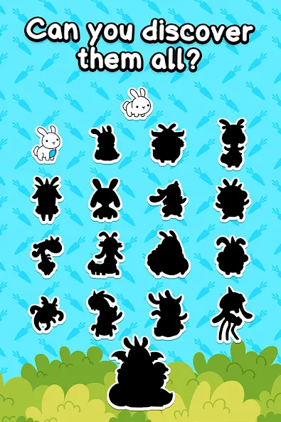 Rabbit Evolution: Merge Bunny — Взломанная версия (Безлимитные монеты и усиленные кролики) — скриншот 4