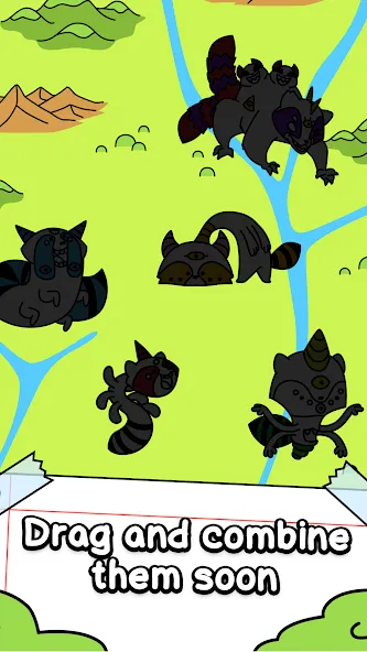 Скачать Raccoon Evolution: Idle Mutant — Последняя версия (Много денег и алмазов) — скриншот 3