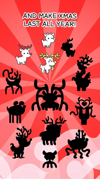 Reindeer Evolution: Idle Game — Взломанная версия (Много монет и ускорение) — скриншот 4 Reindeer Evolution: Idle Game — Взломанная версия (Много монет и ускорение) — скриншот 4