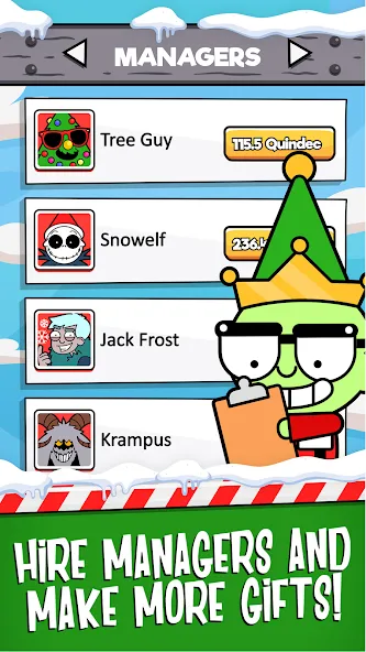 Santa’s Capitalist Factory (Мод Безлимитные деньги и ускоренное производство) — скриншот 3