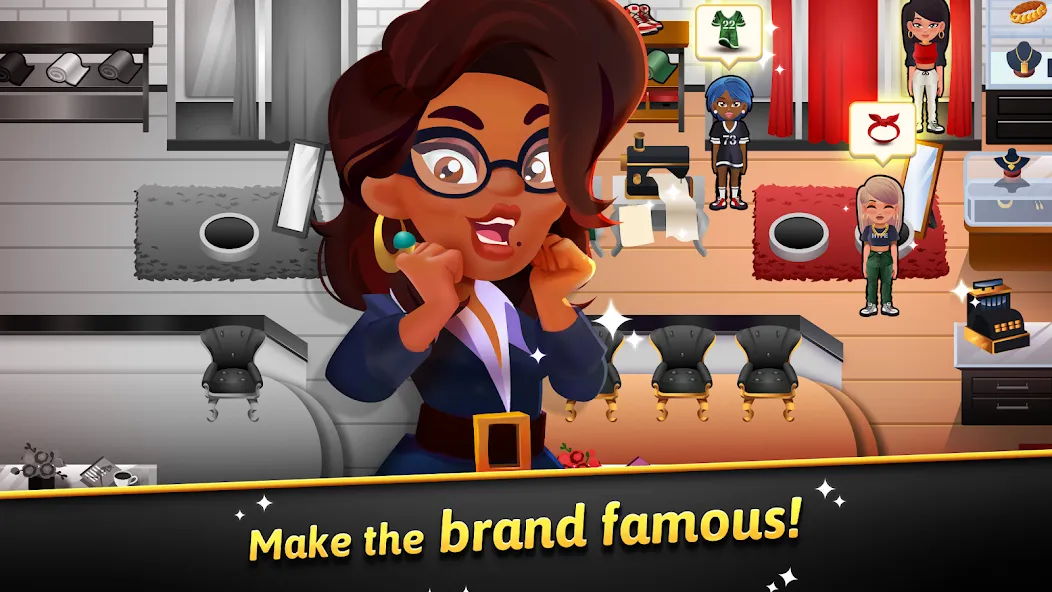 Скачать взломанную Hip Hop Salon Dash Beauty Game — Безлимитные деньги и все наряды — скриншот 2